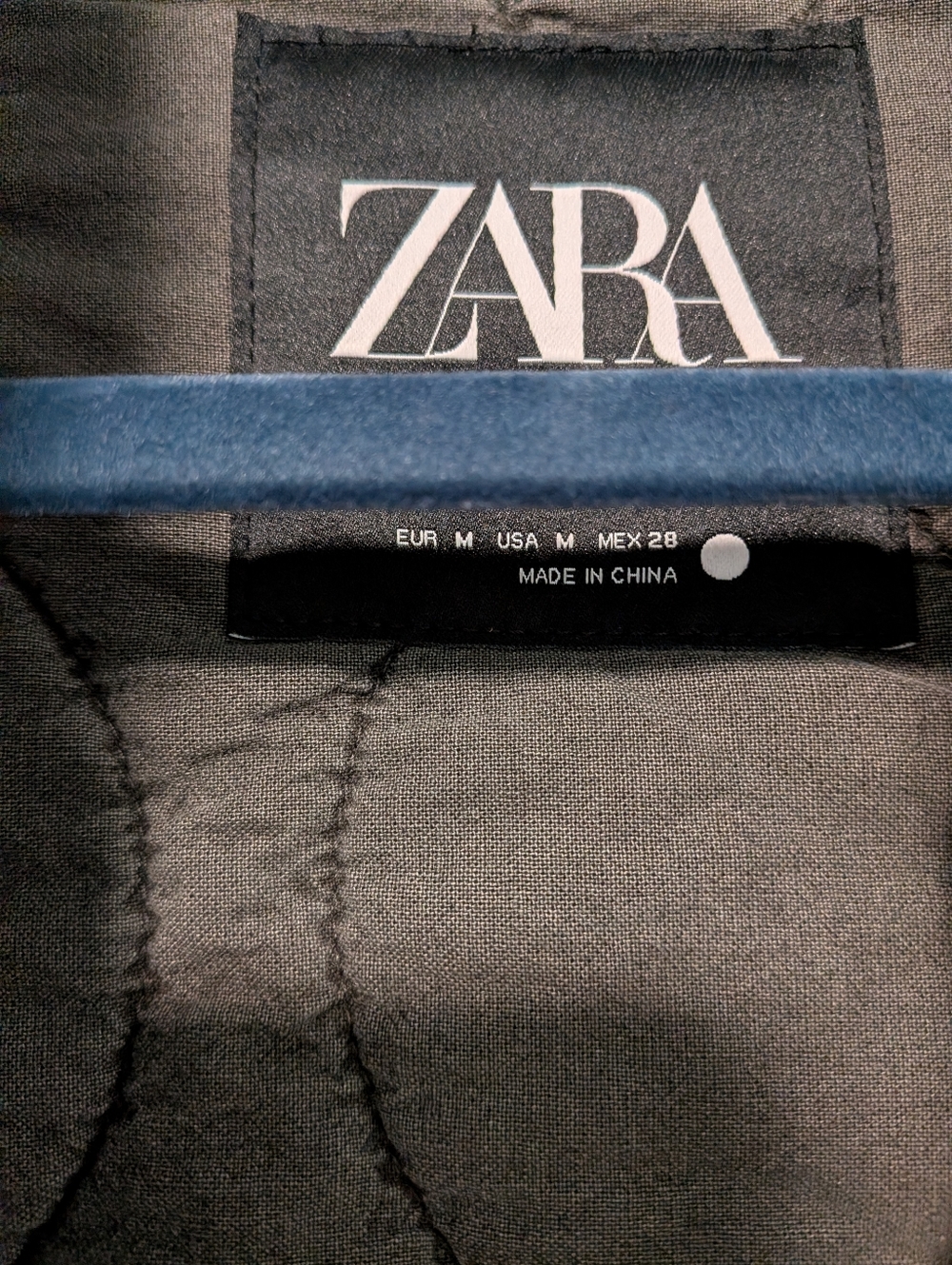 Zara Quilted Drawstring Jacket - Picture 2 of 5
